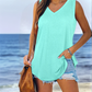 🔥Hot Sale 50% OFF💝✨All-match V-Neck Solid Color Vest