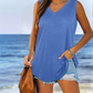 🔥Hot Sale 50% OFF💝✨All-match V-Neck Solid Color Vest