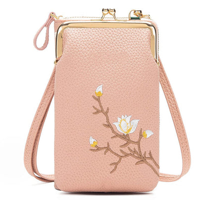 ❤️‍🔥2025 New Arrival👛Women Sling Cross-Body Wallet with Mobile Cell Phone Holder
