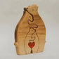🧩❤️🫂Bear Family Hug Wooden Decor for Kids🐻🎁