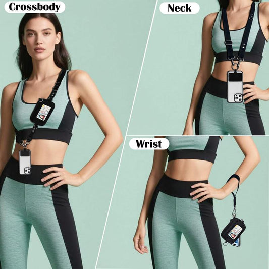 🔥2025 Hot Sale🎁Adjustable Crossbody Phone Wallet Lanyard with Safety Breakaway Clasp