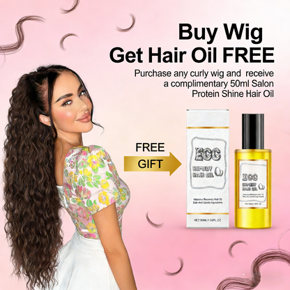 🎉NEW YEAR SALE 60% OFF💜Curly Wavy Frizzy Hair Extension with Ponytail🎁