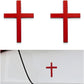 ✝️Metal Jesus Christ Cross Badge Stickers|3D Cross Self-Adhesive Car Scratch Cover Sticker