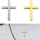 ✝️Metal Jesus Christ Cross Badge Stickers|3D Cross Self-Adhesive Car Scratch Cover Sticker