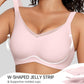 🎉🏆️Women Wireless V Neck Crossover Mesh Bras Comfortable Bralette Supportive Tshirt Bra No Underwire Seamless Push Up Everyday Bras