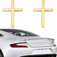 ✝️Metal Jesus Christ Cross Badge Stickers|3D Cross Self-Adhesive Car Scratch Cover Sticker