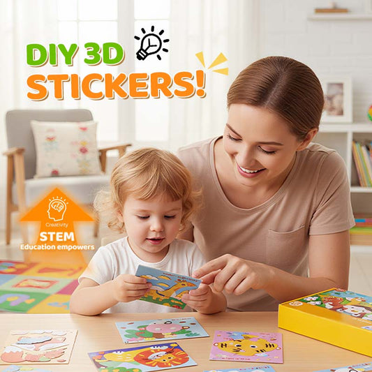 🐅🐬🐇Children’s DIY 3D EVA Sticker Craft🎁