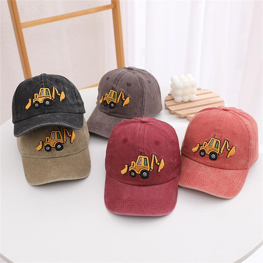 🚜Toddler Excavator Baseball Hat