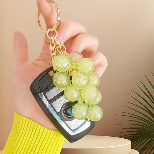 🍇👝🔑Grape Keychain for Purse Handbags and Car Decor🎁