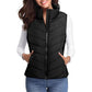 💖HOT SALE 49% OFF✨️Womens Sleeveless Zip Up Puffer Vest💗-Cozy Without Bulk