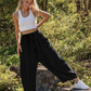 🔥Hot Sale 50% Off💥☀️Women's Linen Wide Leg Pants with Pockets