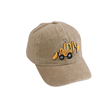 🚜Toddler Excavator Baseball Hat