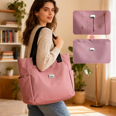 🎉NEW YEAR SALE 50% OFF👜Large Capacity Waterproof Multi Pocket Nylon Shoulder Bag🎁