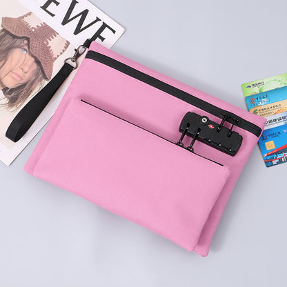 🌞Summer Sale 50% OFF🔥Double Layer Money Bag With Lock