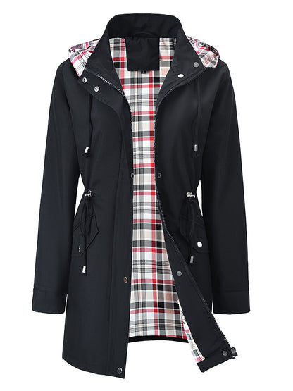 🍂Autumn Hot Sale 49%💗🧥Ultimate Plaid Waterproof Jacket for Women🍃