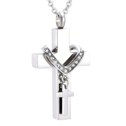 ✝️Cross Urn Necklaces for Ashes/ Holy Water🎁