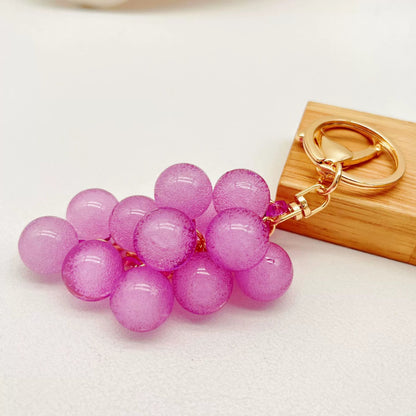 🍇👝🔑Grape Keychain for Purse Handbags and Car Decor🎁