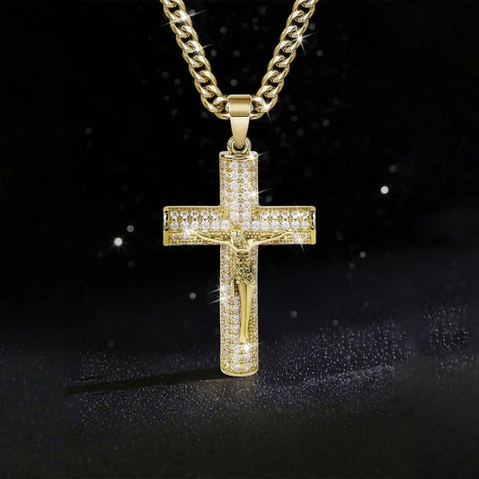 🎉HOLIDAY HAUL SALE✝️Jesus Crucifix Pendant Necklace🎁