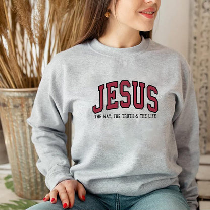 ✝️💝49% OFF💕Unisex Christian Sweatshirt Jesus Hoodie Faith Sweatshirt 🎁