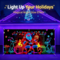 ⚡BLACK FLASH SALE🎇🚪UV Activated Christmas Garage Door Cover Banner, Glows in Dark🔥🎉