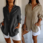 🔥Hot Sale 50% OFF🌷Classic Pleated Textured Single-Breasted Lapel Shirt for Women