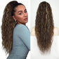 🎉NEW YEAR SALE 60% OFF💜Curly Wavy Frizzy Hair Extension with Ponytail🎁