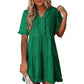 🔥2025 Summer New🌈Women's Ruffle Trim V-Neck Tiered Dress