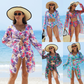 🏖️Summer Hot Sale 50% OFF🌼Women's Fashion Multicolor Printed Bikini Swimsuit 3 Piece Set