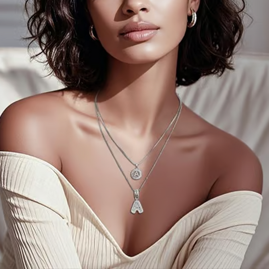 💕Best Gift for your loved one💝Gold Alphabet Pendant Necklace