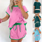 ⏰HOT SALE 49% OFF🔥Women's Casual Short Sleeve Top & Skirt Two Piece Set