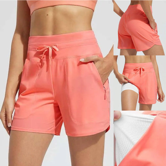 🌞Summer Hot Sale 50% OFF🩳Women's 5" Swim Board Shorts High Waisted Quick Dry Swimsuit Swimming Bottoms