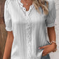🔥Last Day Sale 49%🔥V Neck Plain Lace Elegant Shirt