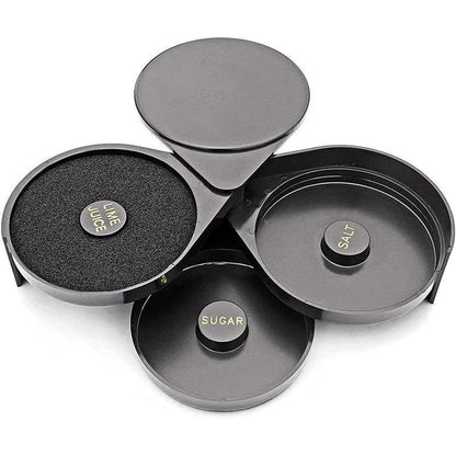 3-Tier Glass Rimmer for Cocktails