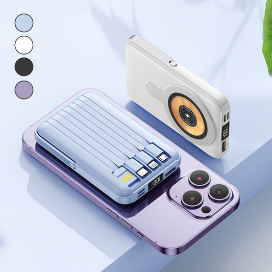 🔥Hot Sale 49% Off🔋Magnetic Wireless Power Bank 10000mAh Fast Chargrs with phone stand