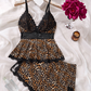 🎉Summer Hot Sale💕Lace Trimmed V-Neck Camisole & Shorts Sleepwear Set