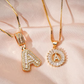 💕Best Gift for your loved one💝Gold Alphabet Pendant Necklace