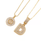💕Best Gift for your loved one💝Gold Alphabet Pendant Necklace