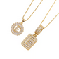 💕Best Gift for your loved one💝Gold Alphabet Pendant Necklace