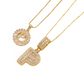 💕Best Gift for your loved one💝Gold Alphabet Pendant Necklace