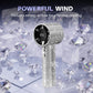 Shiny Rhinestone Handheld High-Speed Fan