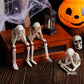 💀🎃No Evil Skeleton Figurine for Gothic & Halloween Decor