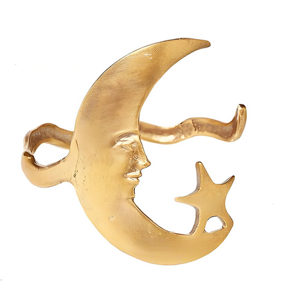 🌙⭐Star and Moon Open Bracelet