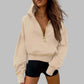 🍂Autumn Promotion 50%💕Women's Hooded Sweatshirt with Half zip