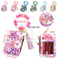 📿👛Women’s Boho Style Card Bag with Beaded Bracelet & Tassel Keychain🎁