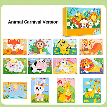🐅🐬🐇Children’s DIY 3D EVA Sticker Craft🎁