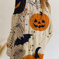 🎃Women's Halloween Loose Fit Batwing Knit Sweater🎁